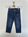 Küçük Kargo Cepli Erkek Çocuk Kot Pantolon/Jeans