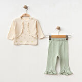 Mini Bloom Fırfırlı Kız Bebek İkili Takım