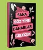 Sana Söz Baharlar Gelecek Çizgili Defter
