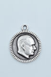 Atatürk Madalyon Örme Zincir Kolye