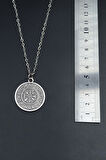 Vegvisir Viking Pusula Düz Zincir Kolye