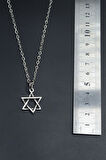 Minimal Pentagram Düz Zincir Kolye