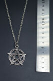 Pentagram Yıldızı Düz Zincir Kolye