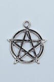 Pentagram Yıldızı Örme Zincir Kolye