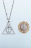 Harry Potter Ölüm Yadigarları Üçgen Düz Zincir Kolye