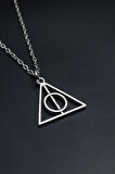 Harry Potter Ölüm Yadigarları Üçgen Düz Zincir Kolye