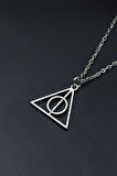 Harry Potter Ölüm Yadigarları Üçgen Düz Zincir Kolye