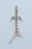 Metallica Elektro Gitar Örme Zincir Kolye