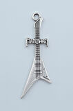 Manowar Elektro Gitar Örme Zincir Kolye