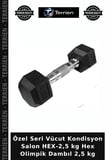 Özel Seri Vücut Kondisyon Salon HEX-2,5 kg Hex Olimpik Dambıl 2,5 kg