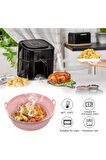 Katlanabilir Airfryer Pişirme Kabı Silikon Pişirme Seti 6 Litreye Kadar Tüm Cihazlara Uygun