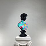 David 'Acid Party' Dekoratif Heykel, Pop Art Roma Yunan Heykelleri