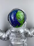 Astronaut 'the Encounter' Dekoratif Heykel, Pop Art Roma Yunan Heykelleri
