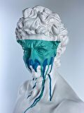 David 'White Pastel' Dekoratif Heykel, Pop Art Roma Yunan Heykelleri