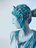 Artemis 'Blue Coral' Dekoratif Heykel, Pop Art Roma Yunan Heykelleri