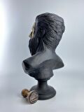 Poseidon 'Gold Scar' Dekoratif Heykel, Pop Art Roma Yunan Heykelleri