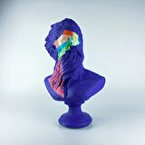 Poseidon 'Patchwork' Dekoratif Heykel, Pop Art Roma Yunan Heykelleri