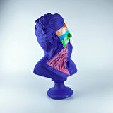 Poseidon 'Patchwork' Dekoratif Heykel, Pop Art Roma Yunan Heykelleri