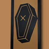 "Coffin" Kaykay Duvar Dekoru, El Yapımı Ahşap Duvar Dekoru