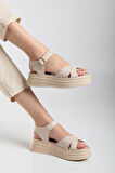 Sade Düz Platform Dolgu Taban Sandalet