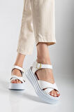 Sade Düz Platform Dolgu Taban Sandalet