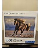 Clementoni 1000 Parça Puzzle Koşan At
