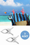 Büyük Mandal Plaj Havlusu Şezlong Sabitleyici Halı Asma Mandalı Çamaşır Klipsi Havlu Kıyafet Tutucu
