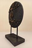 Dekoratif Hayat ağacı Modern Ev ve Ofis Aksesuarı Polyester Biblo 28x19 Cm