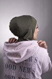 Haki Pratik Hazır Geçmeli Bone Viskon Kumaş Hijab Spor 2106_09