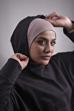 Vizon Pratik Hazır Geçmeli Bone Viskon Kumaş Hijab Spor 2106_10
