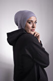 Koyu Gri Pratik Hazır Geçmeli Bone Viskon Kumaş Hijab Spor 2106_23