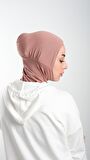 Vizon Pratik Hazır Geçmeli Tesettür Bone Sandy Kumaş Spor Hijab 2113_10