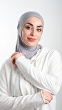 Gri Pratik Hazır Geçmeli Tesettür Bone Sandy Kumaş Spor Hijab 2113_15