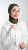 Zümrüt Pratik Hazır Geçmeli Tesettür Bone Sandy Kumaş Spor Hijab 2113_37