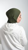 Zümrüt Pratik Hazır Geçmeli Tesettür Bone Sandy Kumaş Spor Hijab 2113_37