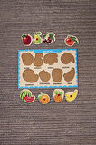 Eğitici Ahşap Tutmalı Yapboz Meyveler Puzzle