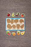 Eğitici Ahşap Tutmalı Yapboz Meyveler Puzzle