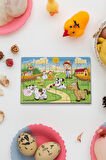 Ahşap 24'lü Yapboz Sevimli Çiftliğim Puzzle