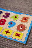 Sayılar ve İşlemler Öğreniyorum Tutmalı Ahşap Puzzle