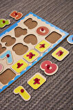 Sayılar ve İşlemler Öğreniyorum Tutmalı Ahşap Puzzle