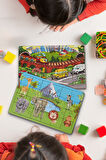 Okul Öncesi Başlangıç Yapboz Taşıtlar Ve Safari Ahşap Puzzle Set