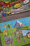 Okul Öncesi Başlangıç Yapboz Taşıtlar Ve Safari Ahşap Puzzle Set