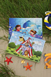 Okul Öncesi Başlangıç Yapboz Sevimli Okyanus Ve Sirk Ahşap Puzzle Set