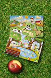 Okul Öncesi Başlangıç Yapboz Çiftliğim Ve Piknik Ahşap Puzzle Set