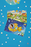 Okul Öncesi Başlangıç Yapboz Çiftliğim Ve Uzaya Yolculuk Ahşap Puzzle Set