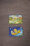 Okul Öncesi Başlangıç Yapboz Çiftliğim Ve Uzaya Yolculuk Ahşap Puzzle Set