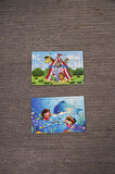Okul Öncesi Başlangıç Yapboz Sirk Ve Dalgıç Ahşap Puzzle Set