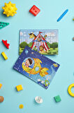 Okul Öncesi Başlangıç Yapboz Sirk Ve Uzaya Yolculuk Ahşap Puzzle Set