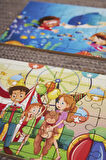 Okul Öncesi Başlangıç Yapboz Canım Ailem Ve Dalgıç Ahşap Puzzle Set