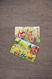 Okul Öncesi Başlangıç Yapboz Canım Ailem Ve Çiftlik Ahşap Puzzle Set